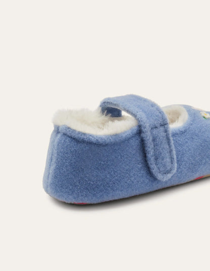 Mary Jane Slippers-Blue Fairies