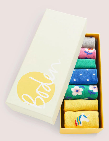 Socks 7 Pack-Unicorn