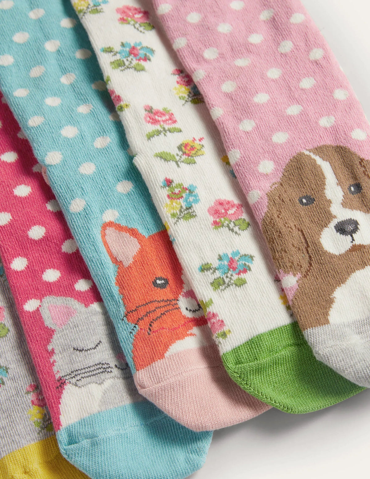 Socks 7 Pack-Multi Floral Pets