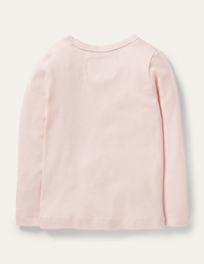 Long-sleeved Rosebud-Parisian Pink