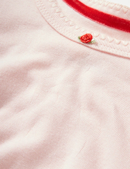 Long-sleeved Rosebud-Parisian Pink