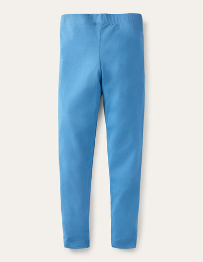 Plain Leggings-Elizabethan Blue