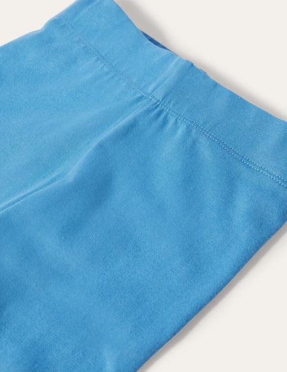 Plain Leggings-Elizabethan Blue