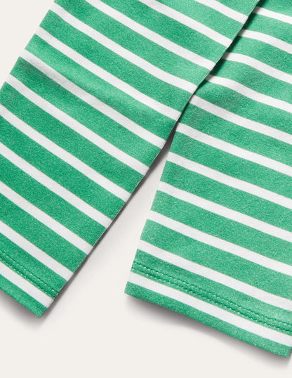 Fun Leggings-Green Pepper/Ivory