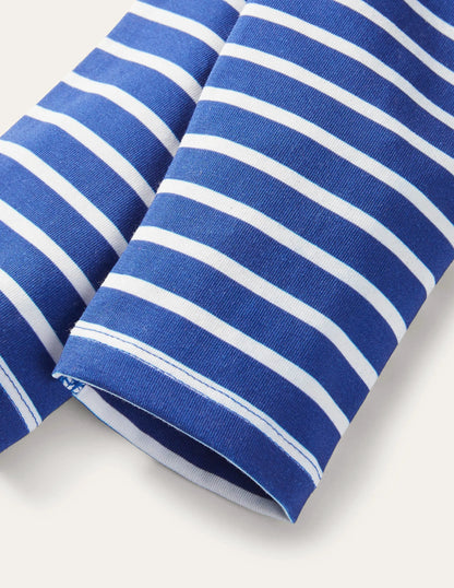 Fun Leggings-Elizabethan Blue/Ivory