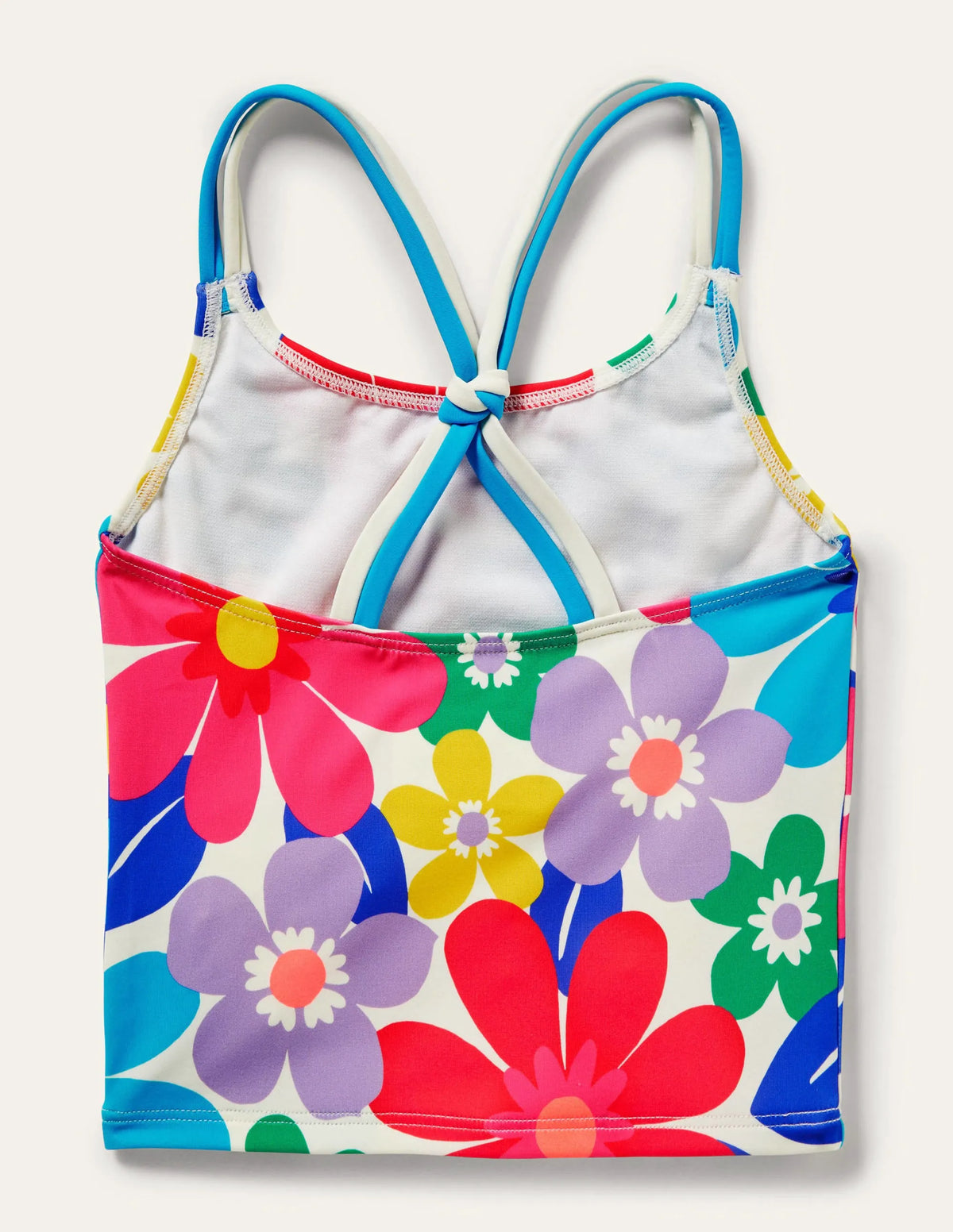 Patterned Tankini Top-Multi Surf Floral