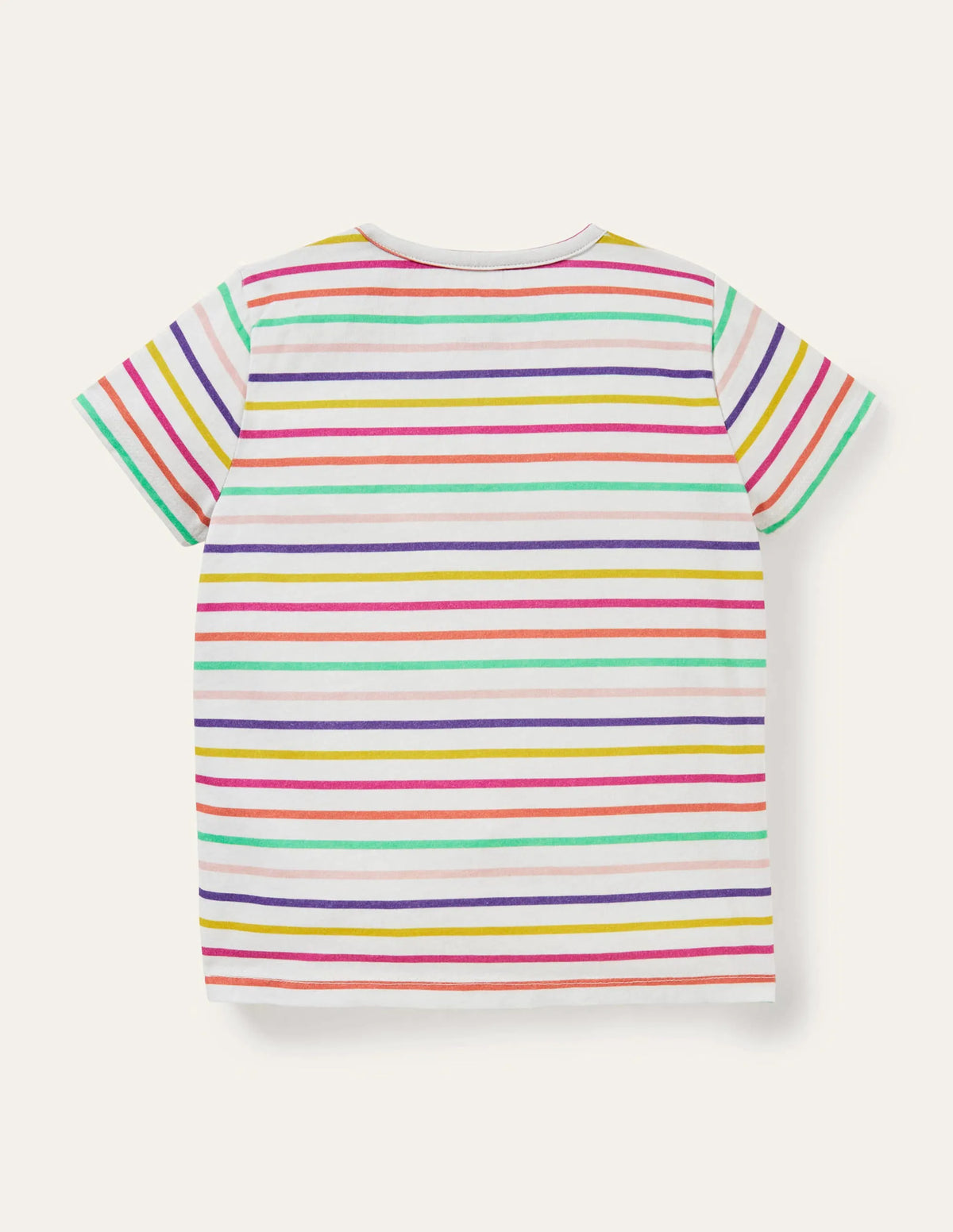 Short-sleeved Appliqué T-shirt-Pop Pansy / Bluebell Sloth