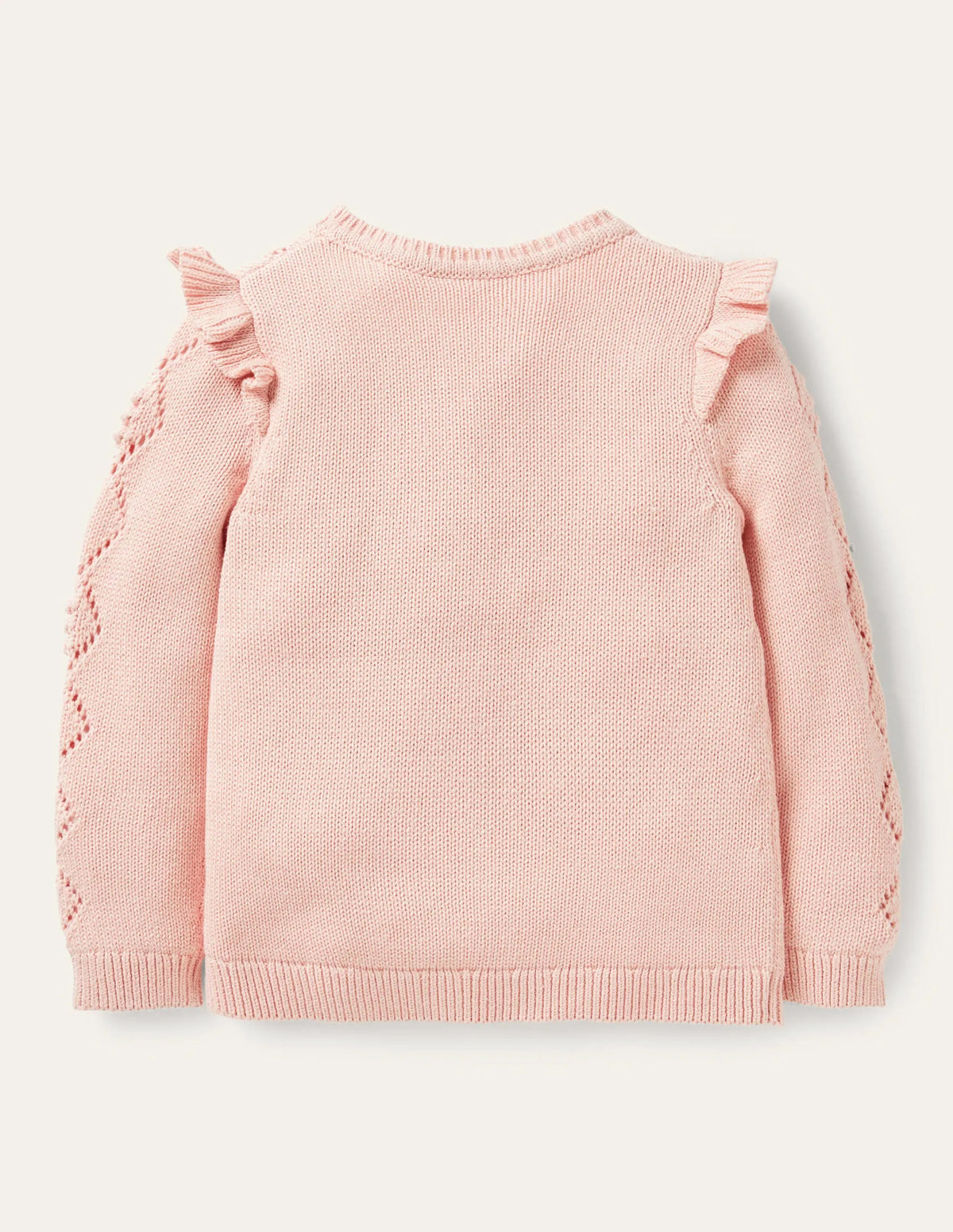 Embroidered Cardigan-Provence Dusty Pink