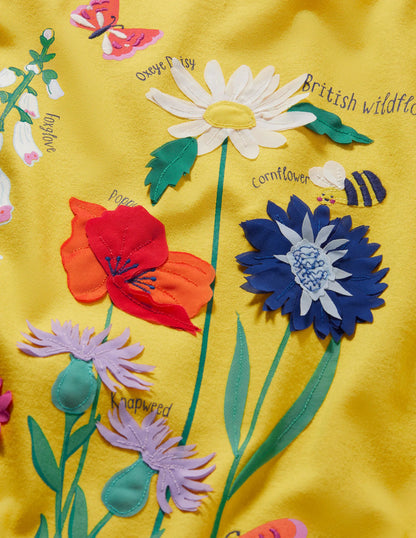 Flutter Fun Fact T-shirt-Daffodil Yellow Flowers