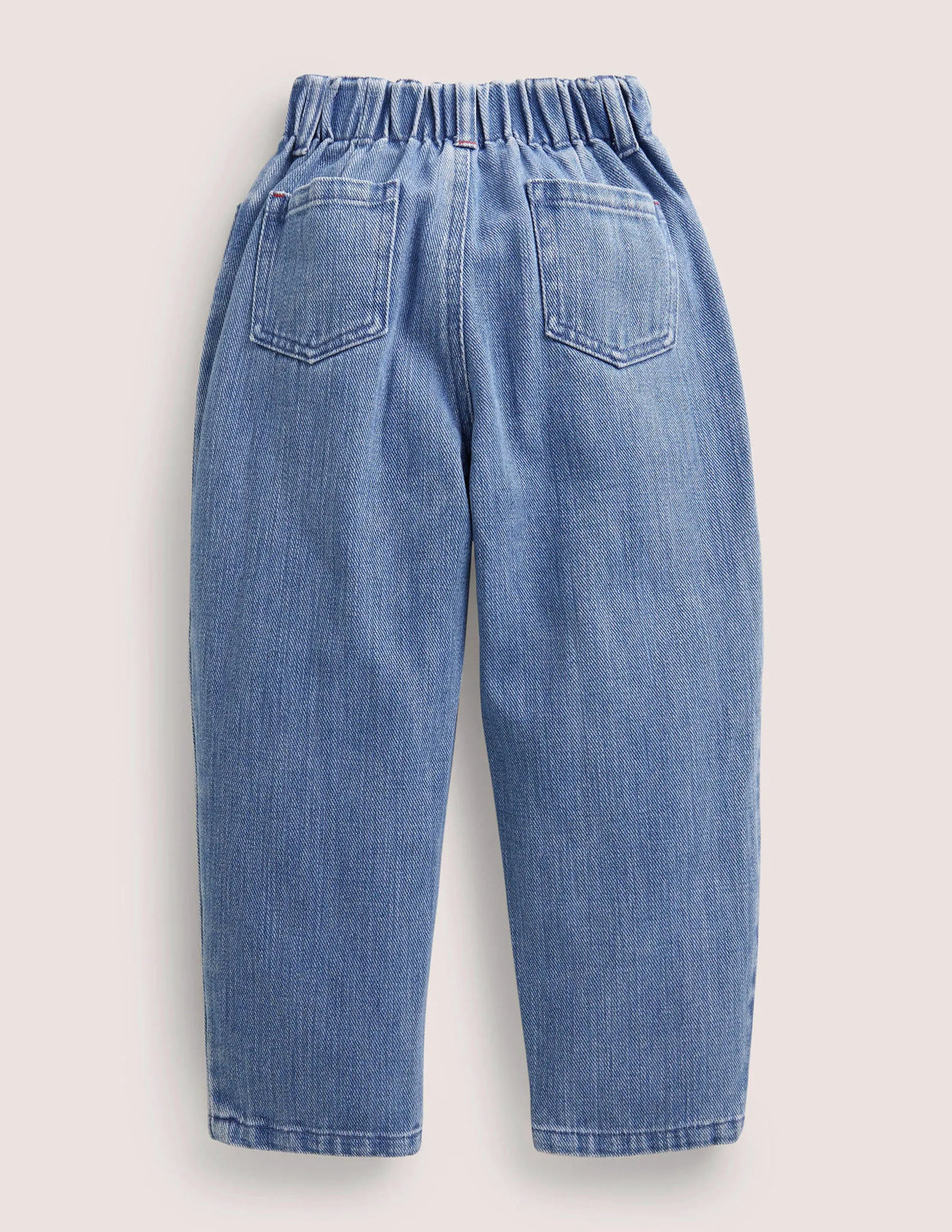 Barrel Leg Jeans-Mid Vintage Denim