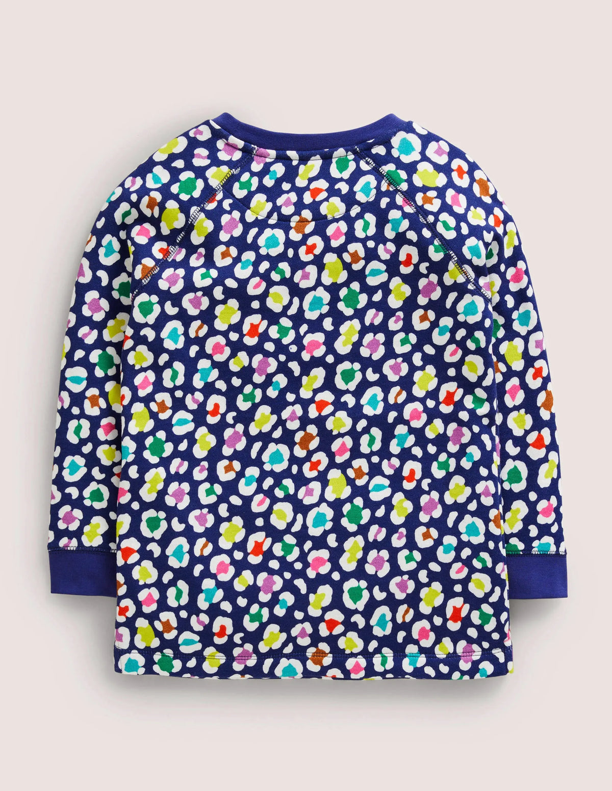 Sweatshirt Tunic-Starboard Navy Leopard