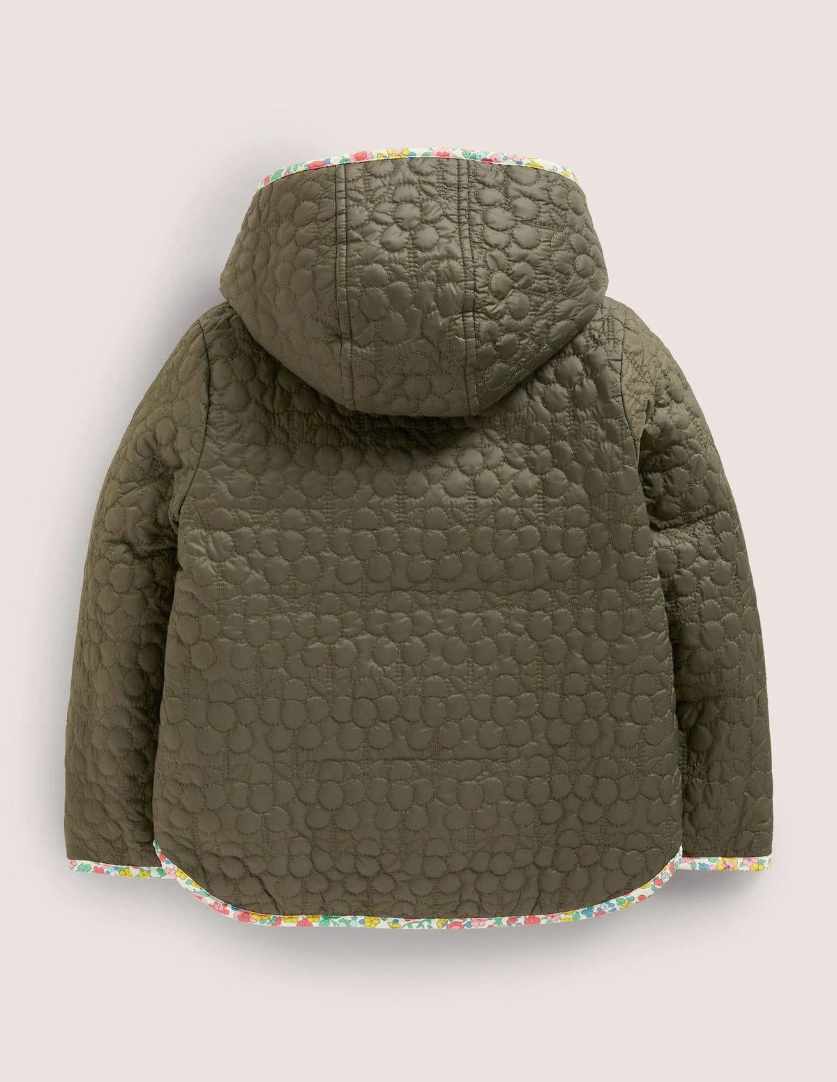 Quilted Jacket-Khaki Green