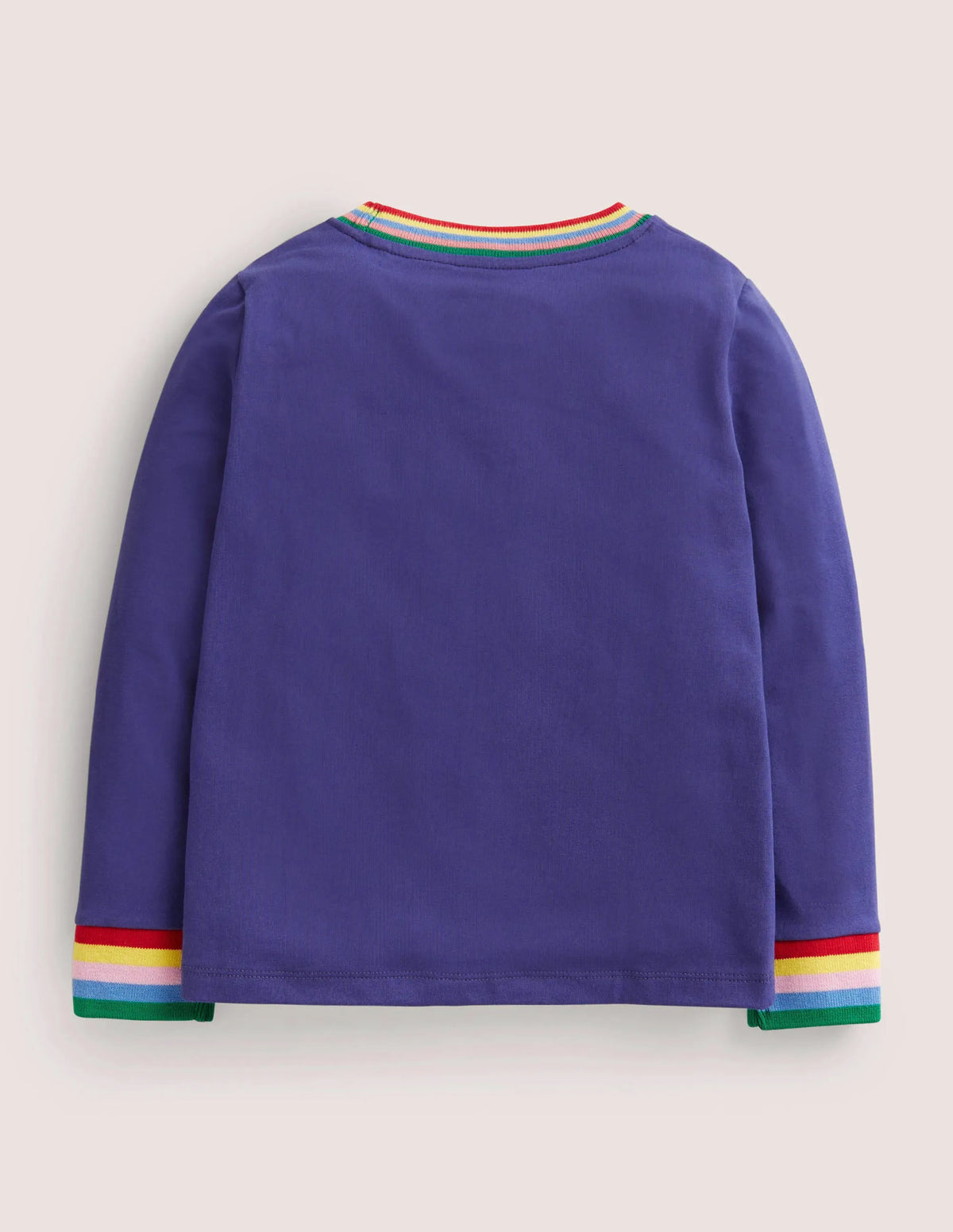 Rainbow Rib Slub T-Shirt-Starboard Blue