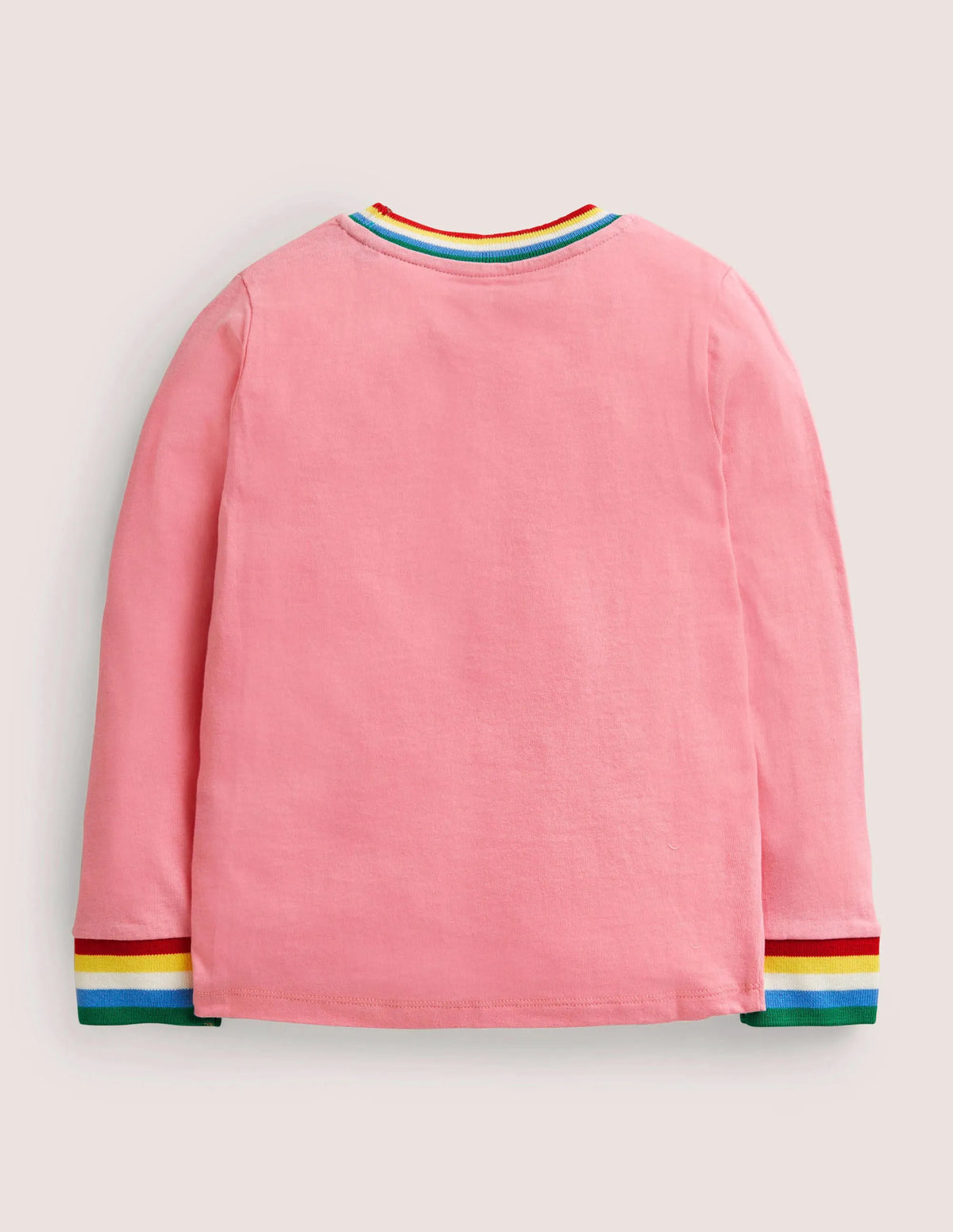 Rainbow Rib Slub T-Shirt-Pink Lemonade