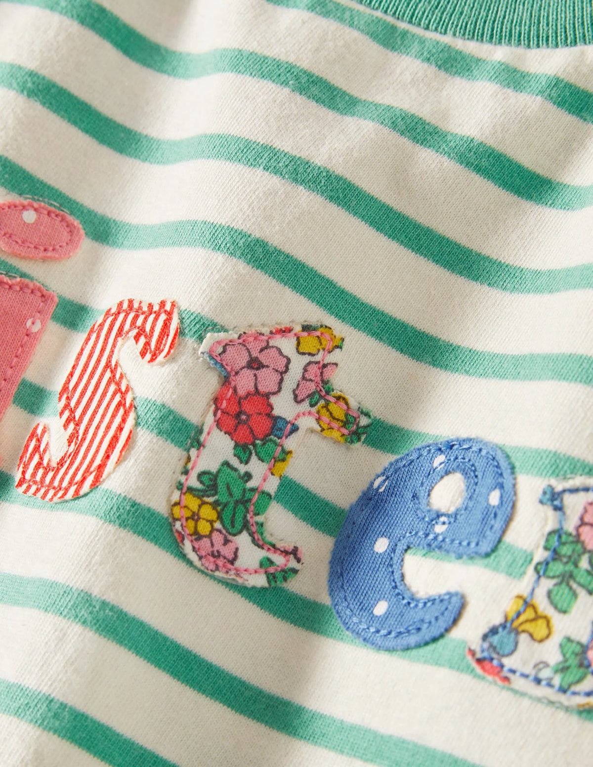 Sister T-Shirt-Asparagus Green/Ivory
