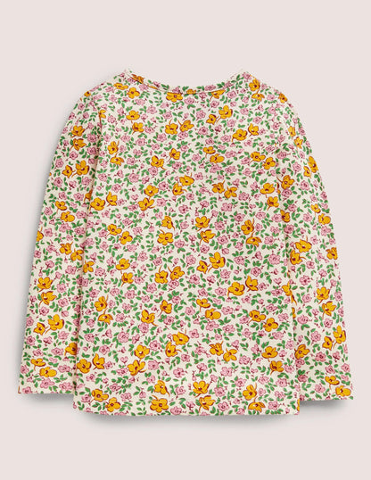 Sheep Appliqué T-shirt-Vanilla Pod Vintage Floral