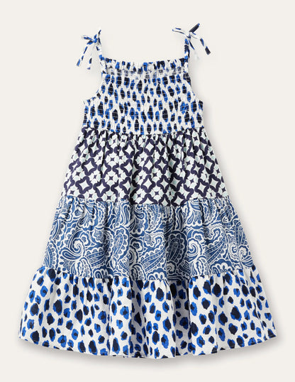 Repurposed Dress-Blue