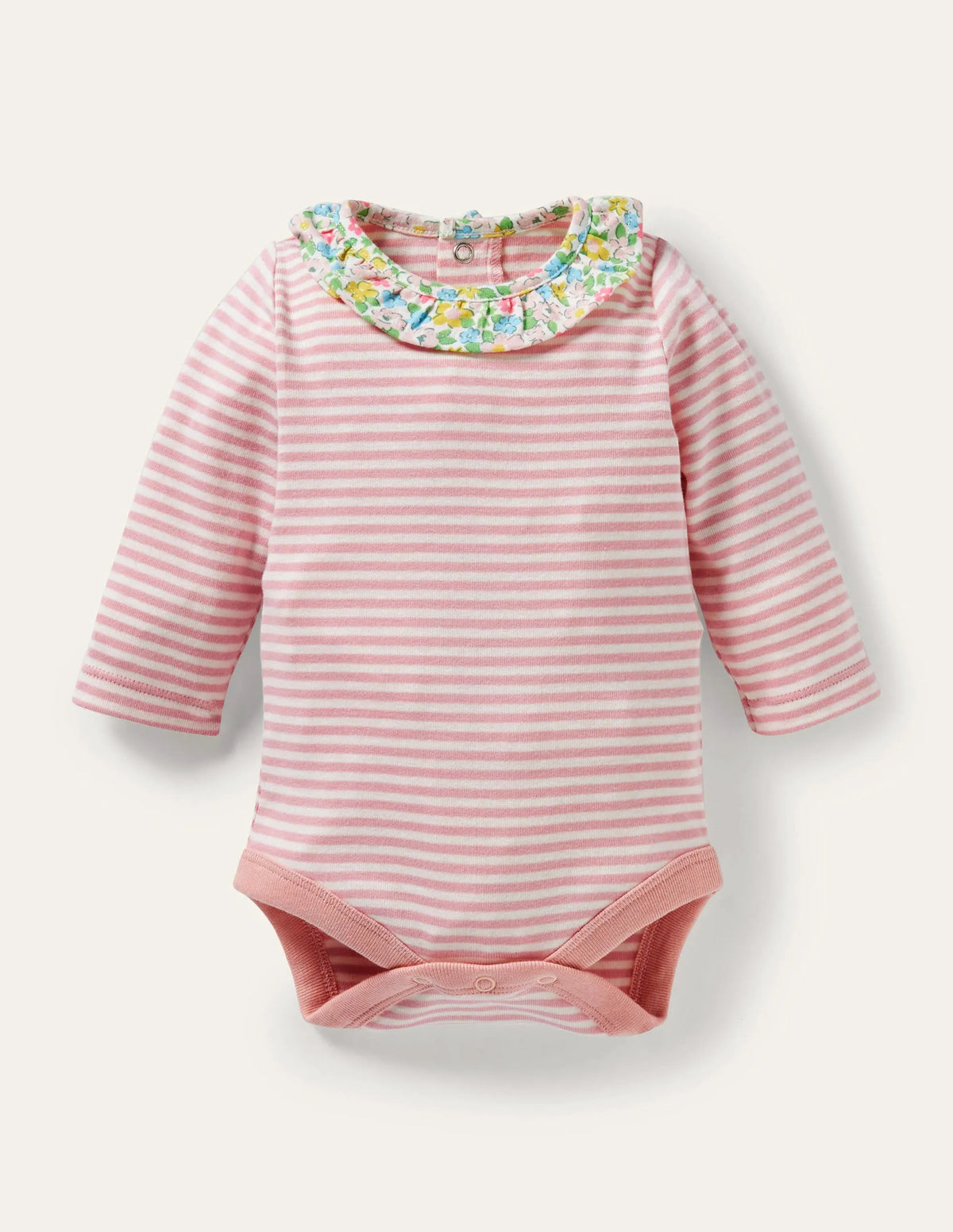 Organic Newborn Overalls Set-Aqua Spring Floral