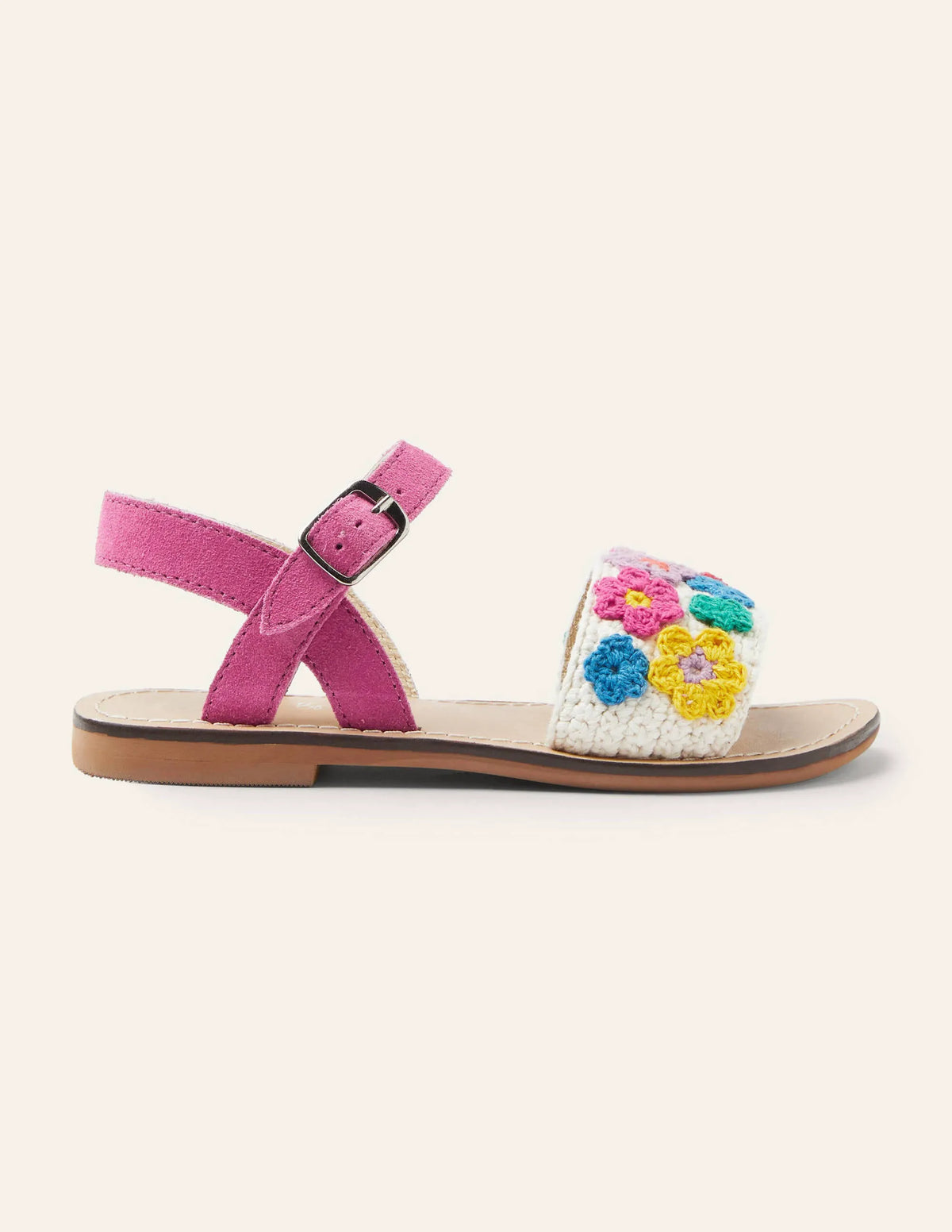 Crochet Sandals-Multi Flowers