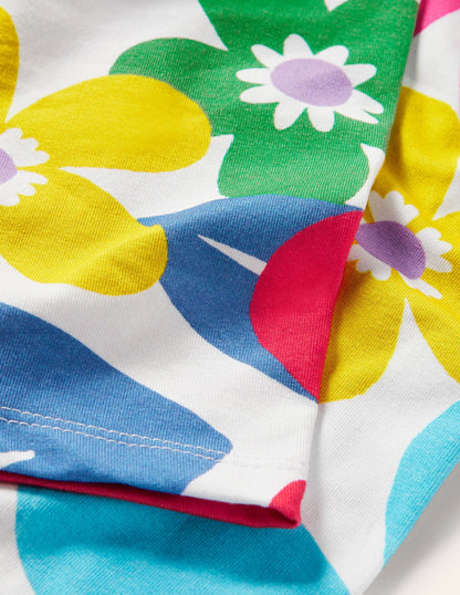 Fun Cropped Leggings-Multi Surf Floral