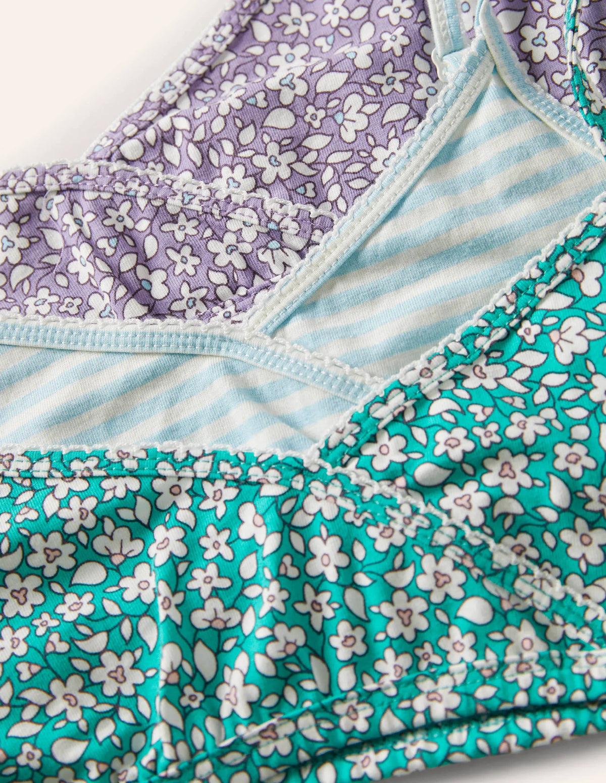 Crossover Training Bra 3 Pack-Ditsy Floral