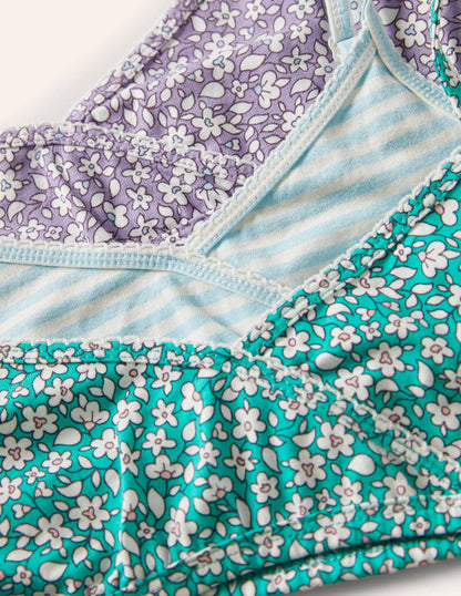 Crossover Training Bra 3 Pack-Ditsy Floral