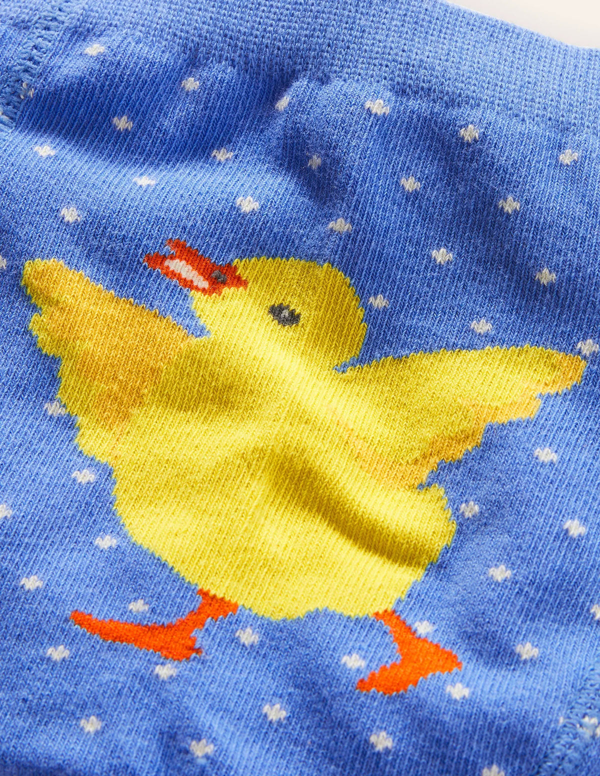 Knitted Leggings-Bright Bluebell Chick
