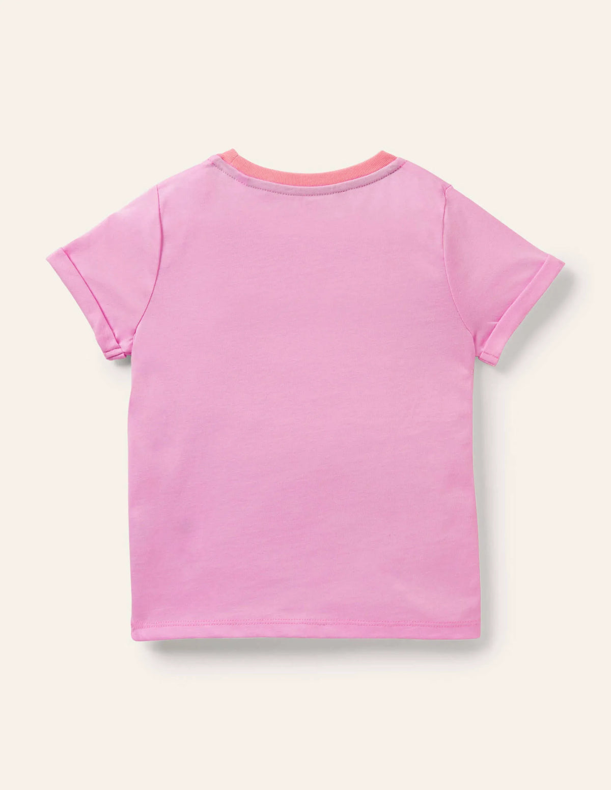 Star Pocket Slub T-shirt-Rosebay Pink