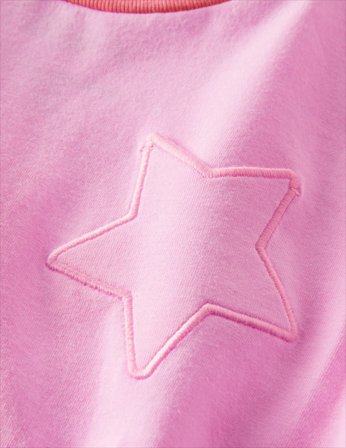 Star Pocket Slub T-shirt-Rosebay Pink
