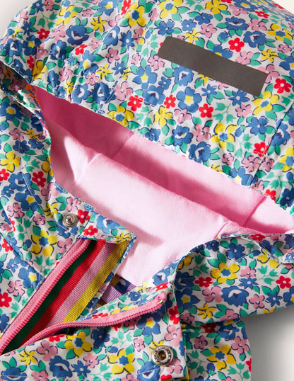 Waterproof Rain Jacket-Multi Spring Floral