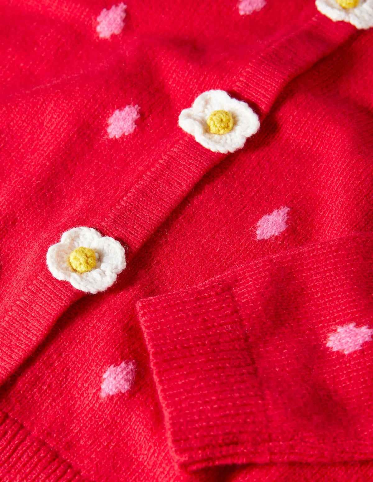 Strawberry Applique Cardigan-Summer Poppy Strawberry