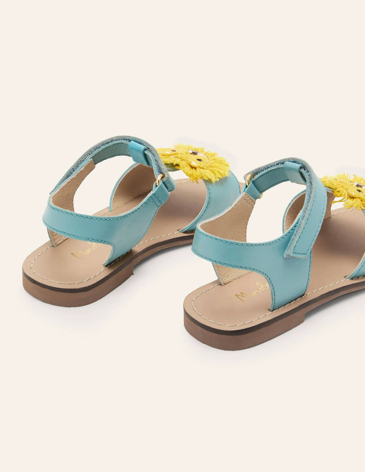 Fun Leather Sandals-Lion