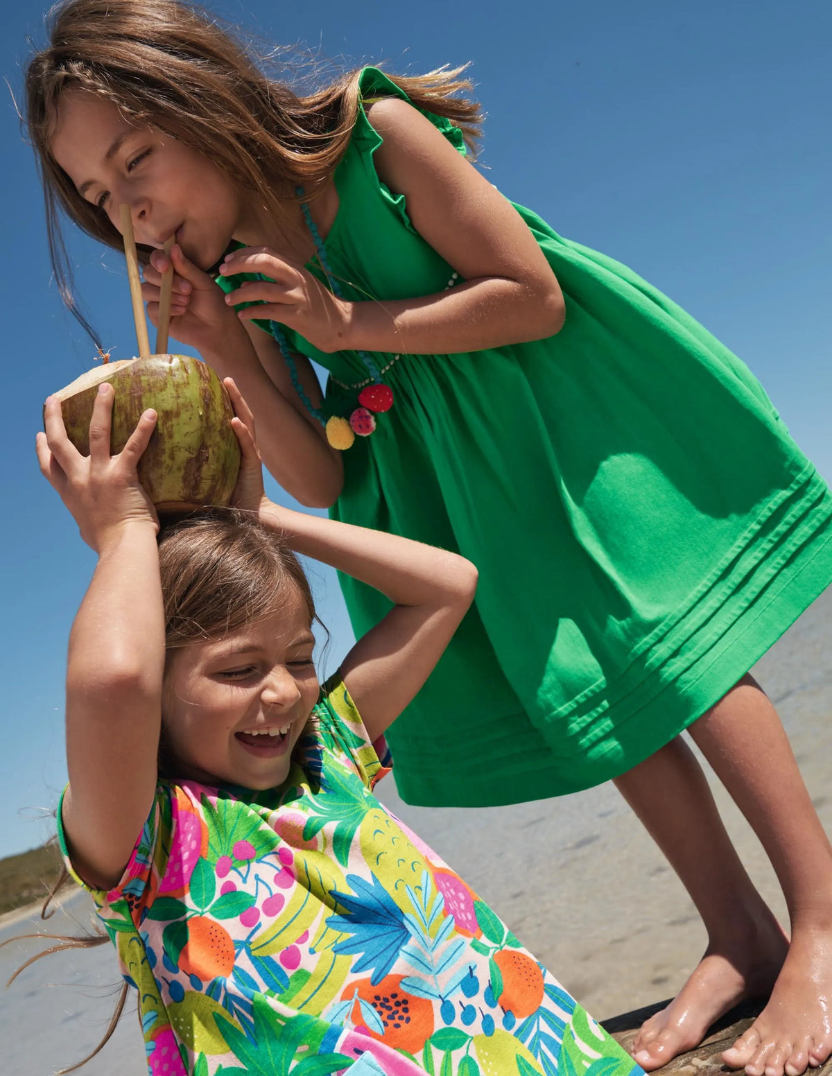 Frill Sleeve Jersey Dress-Green Pepper