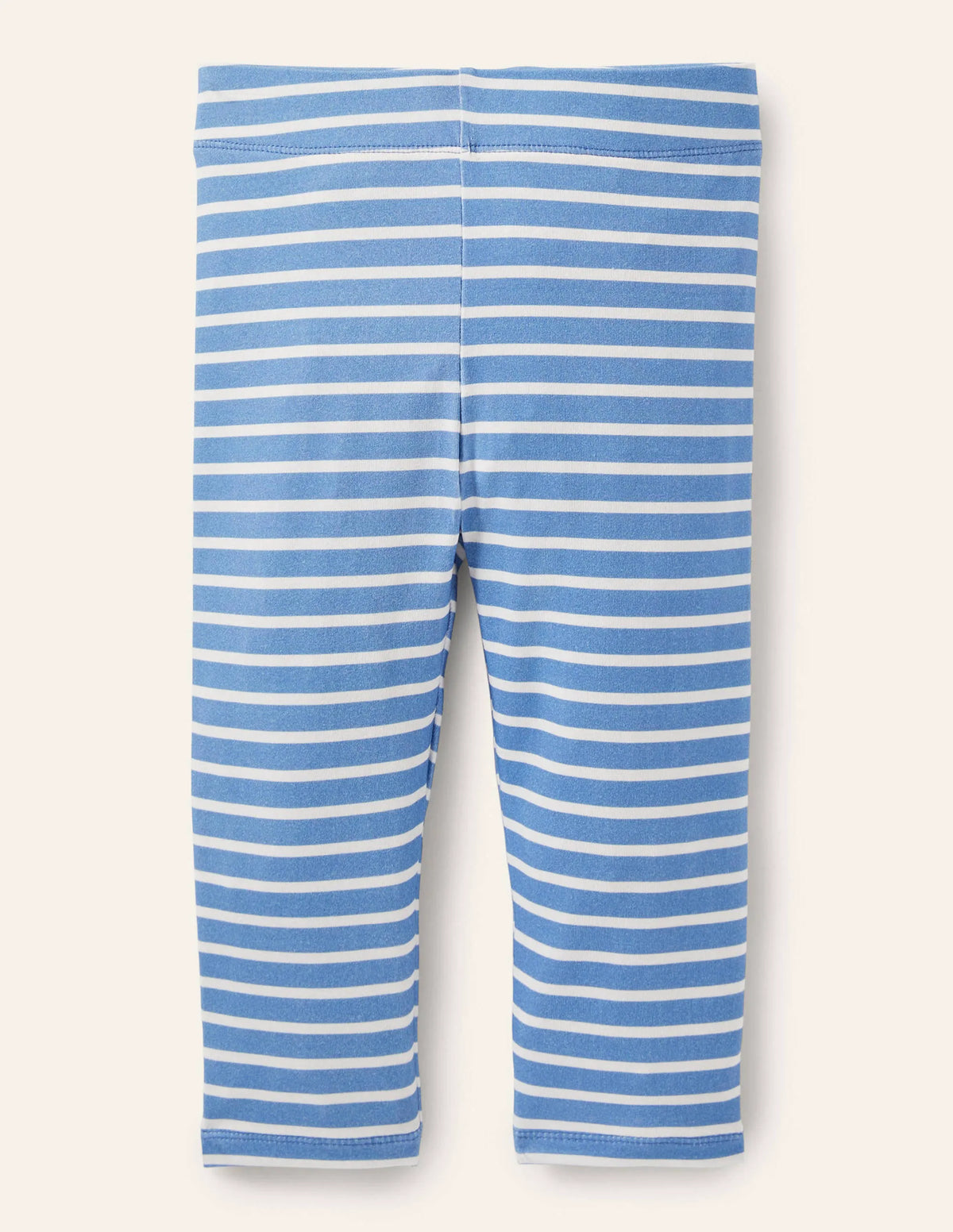 Fun Cropped Leggings-Bahama Blue/Ivory