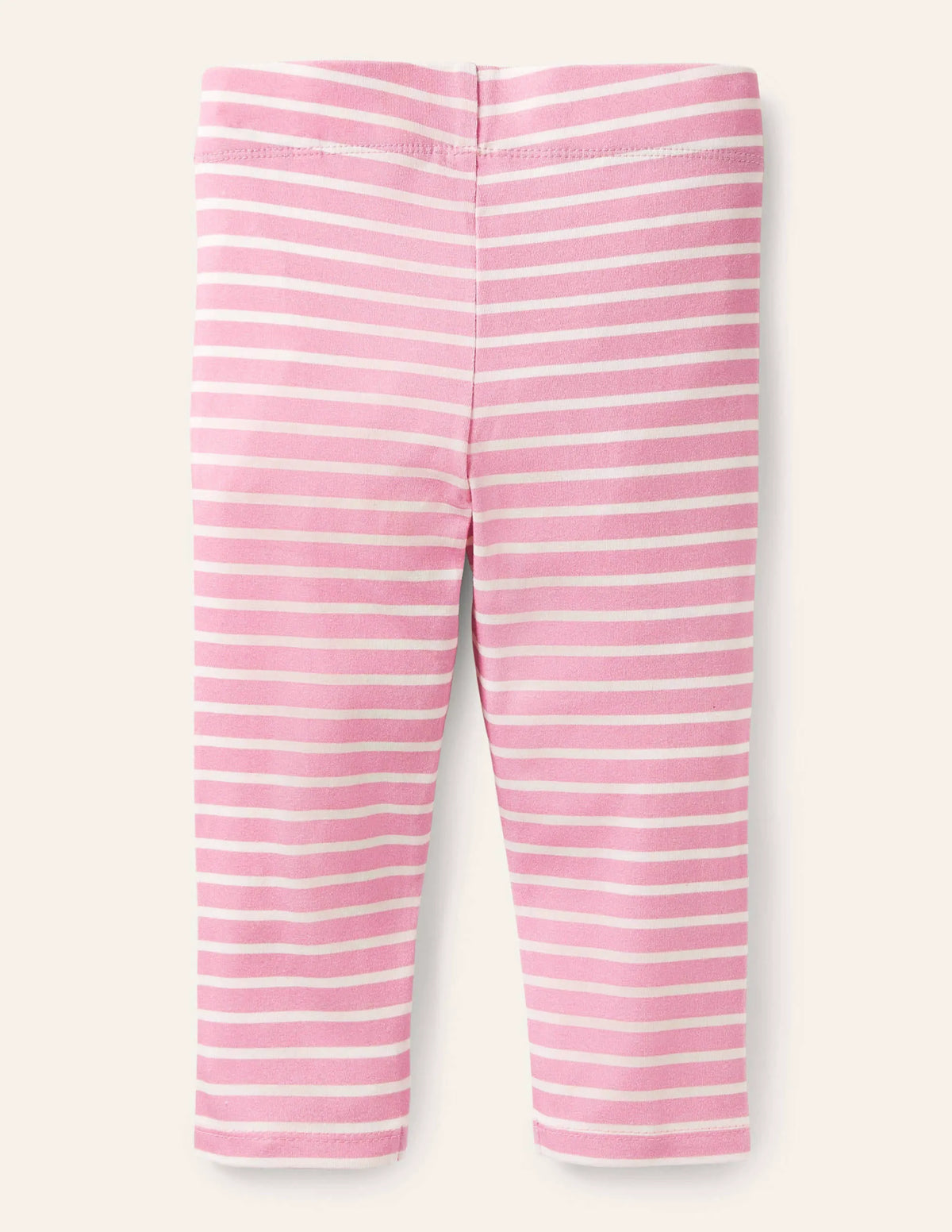 Fun Cropped Leggings-Pink Lemonade/Ivory