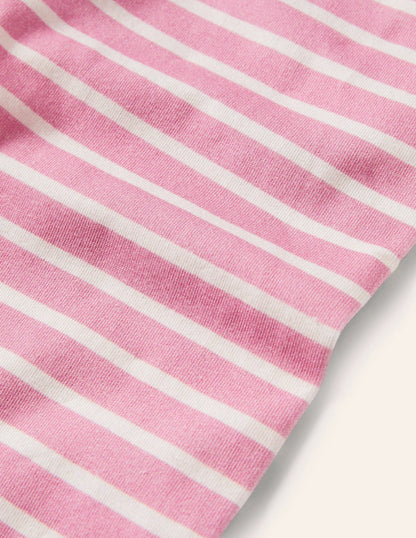 Fun Cropped Leggings-Pink Lemonade/Ivory