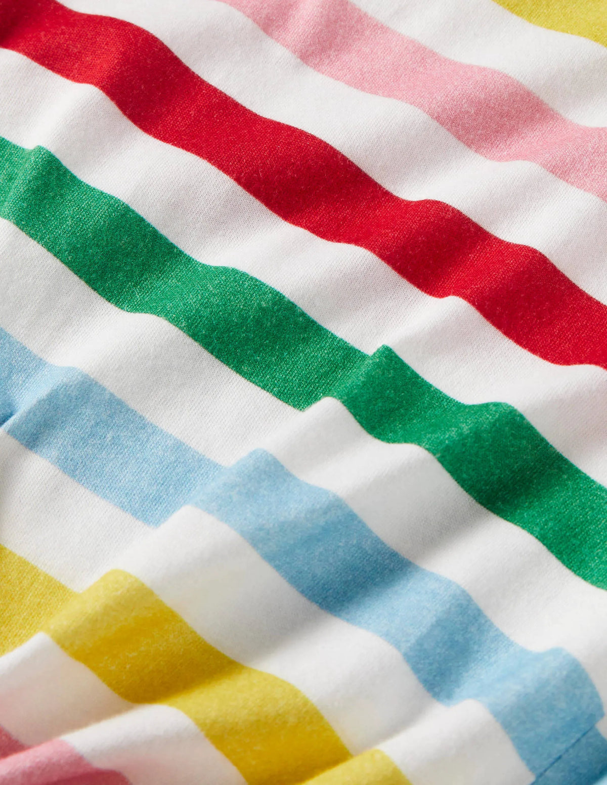 Tie-front T-shirt-Multi Stripe