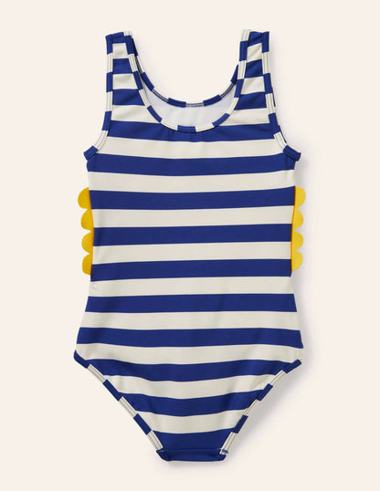 Fun Appliqué Swimsuit-Wave Blue/Ivory Seahorse