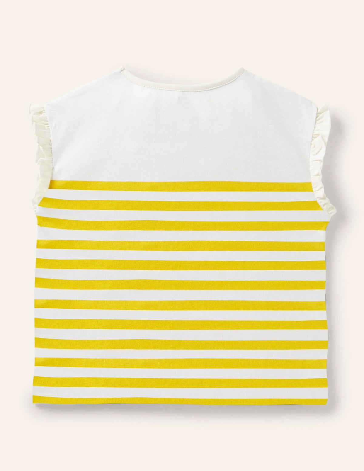 Faye Jersey Top-Daffodil Yellow/ Ivory