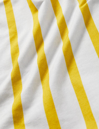 Faye Jersey Top-Daffodil Yellow/ Ivory