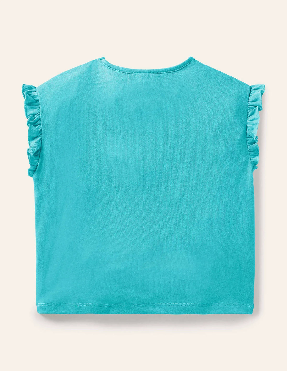 Faye Jersey Top-Turquoise