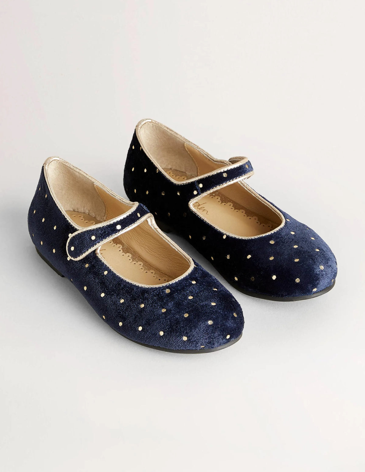 Party Mary Jane Shoes-Navy Spot