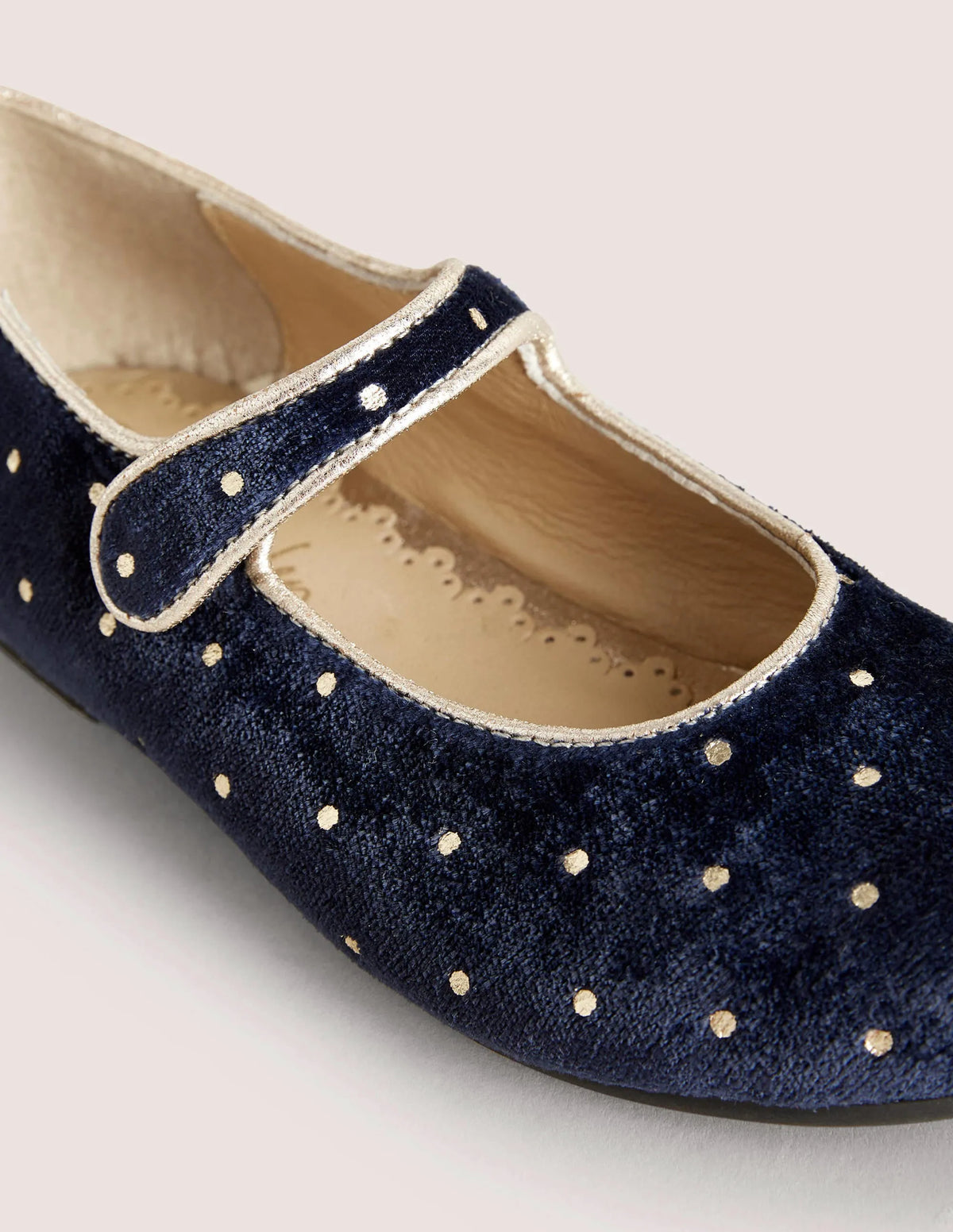 Party Mary Jane Shoes-Navy Spot