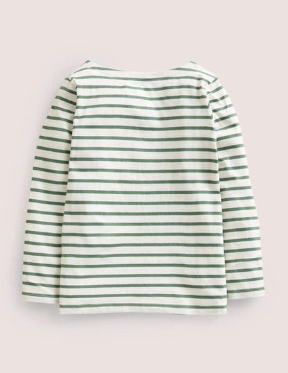 Fun Breton-Rosemary Green/Ivory