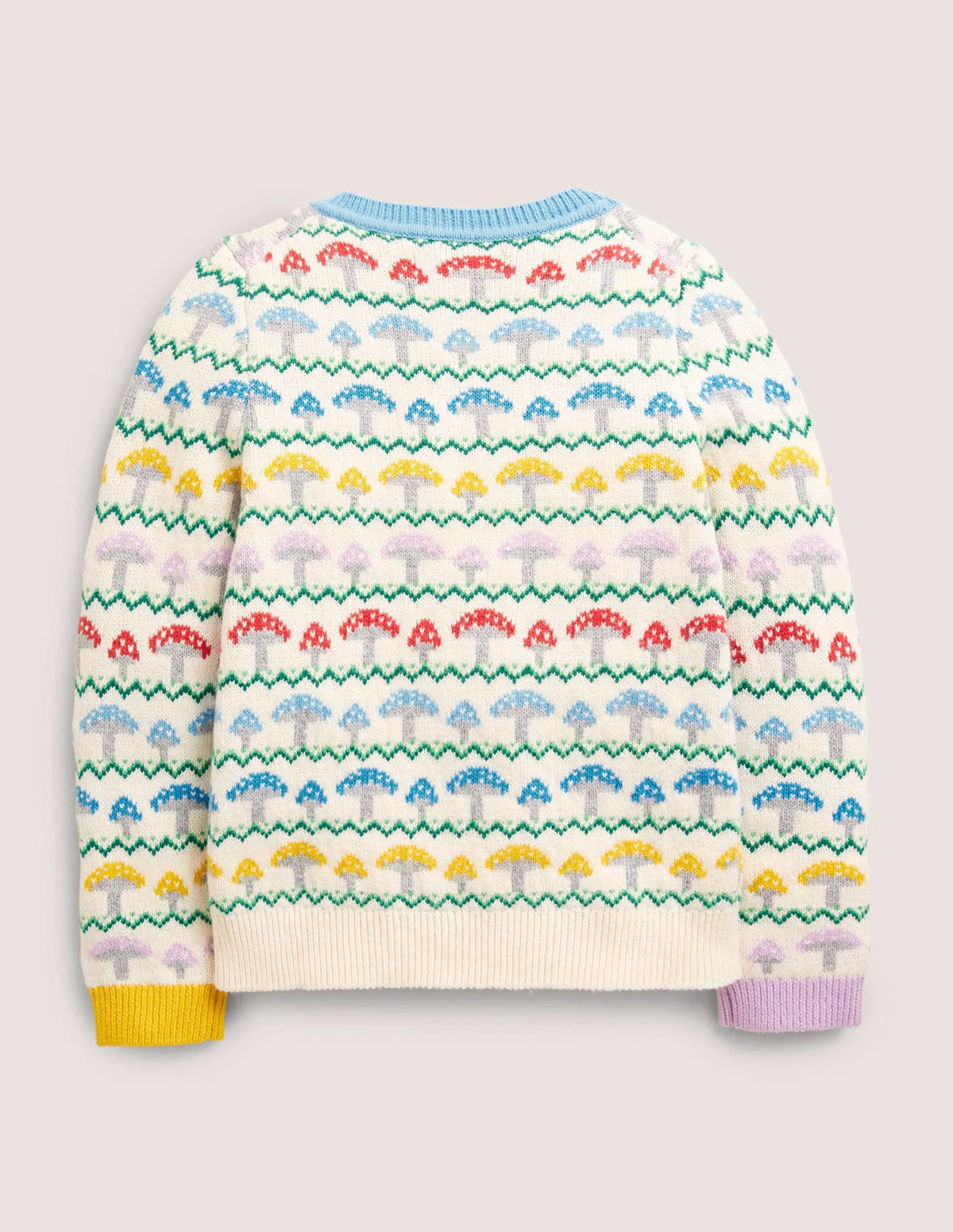 Fun Fair Isle Cardigan-Toadstool Fair Isle