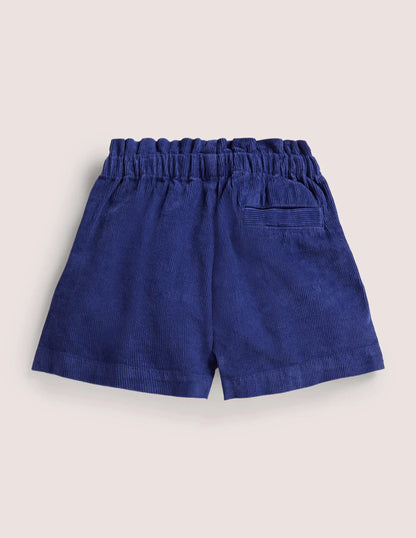 Cord Culottes-Starboard Blue