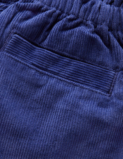 Cord Culottes-Starboard Blue