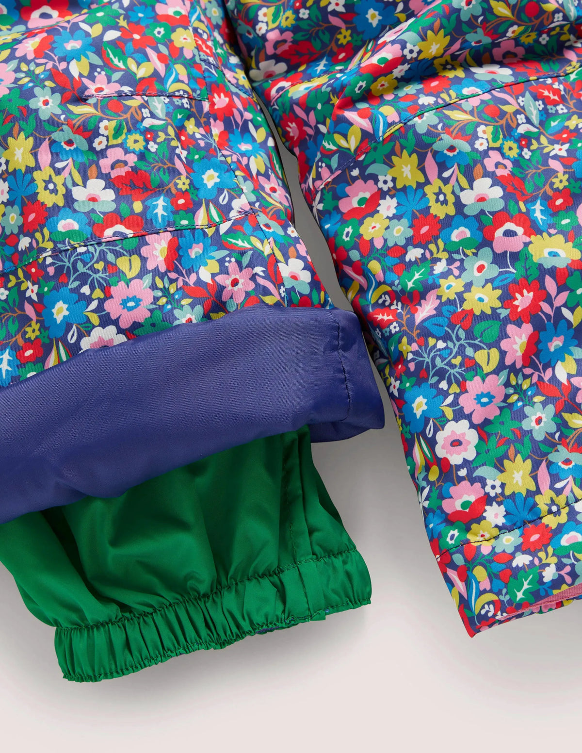 All-weather Waterproof Pants-Multi Patchwork Floral