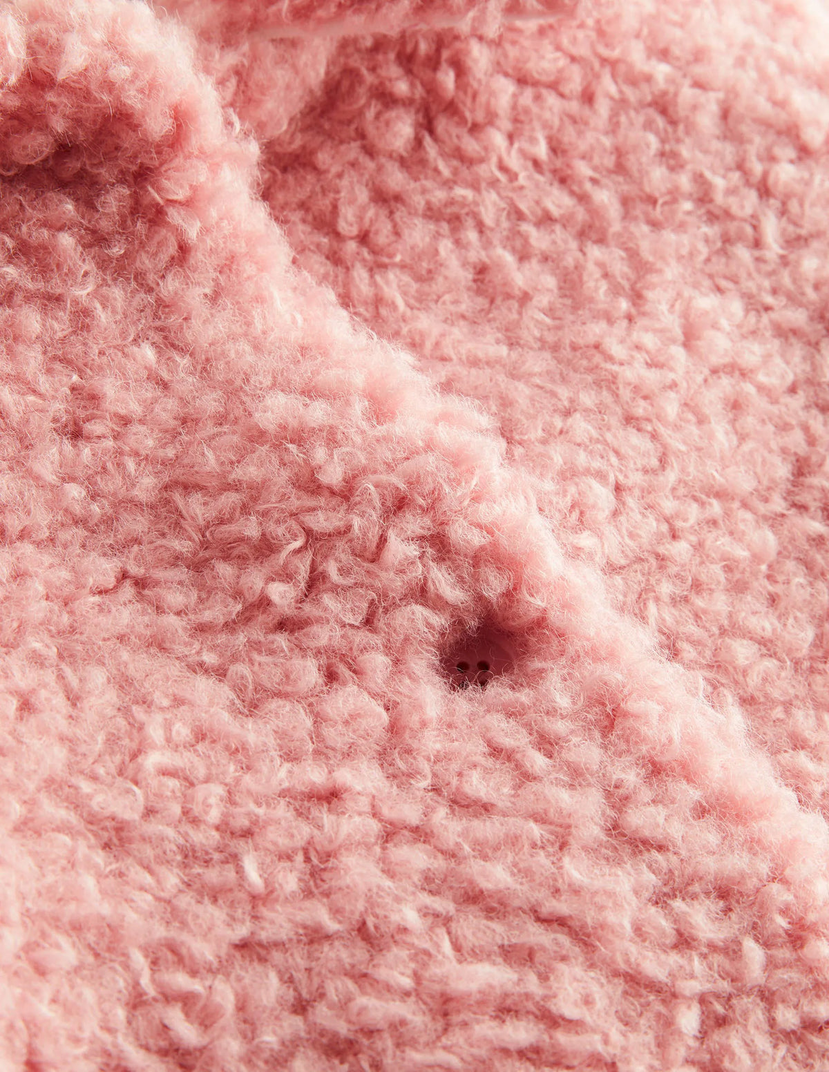 Shaggy Jacket-Almond Pink