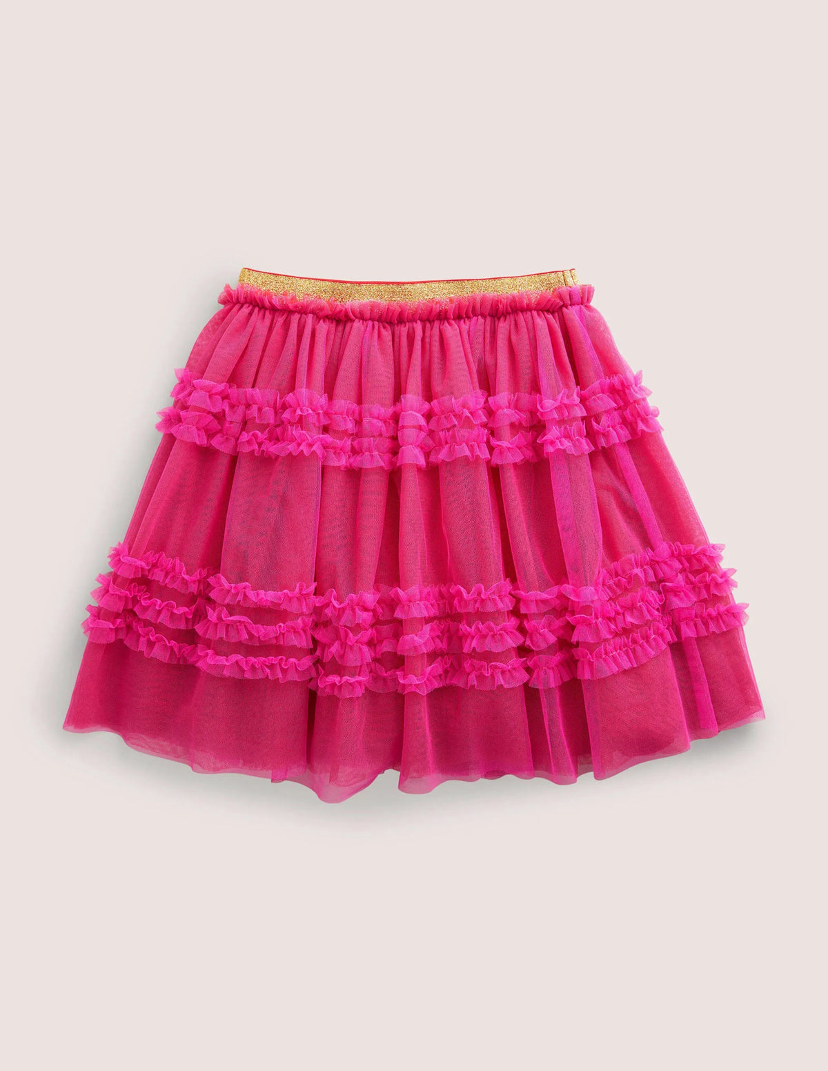 Tulle Party Skirt-Shocking Pink